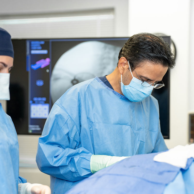 doctor during surgery